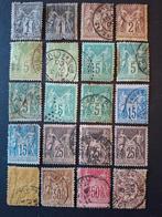 Frankrijk Mixkaveltje. Wisselende kwaliteit, Verzenden, Gestempeld