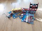 Lego - brandweerauto, tankstation, pizzaria (nr 7641), Ophalen of Verzenden, Zo goed als nieuw, Complete set, Lego
