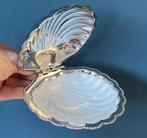 Boterschelp roestvrijstaal met glazen inlegschaaltje, Huis en Inrichting, Keuken | Servies, Ophalen of Verzenden, Zo goed als nieuw