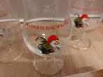 3 Chouffe glazen met spel plezant gezelschap, Verzamelen, Ophalen of Verzenden