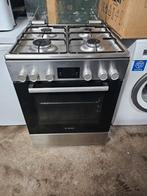 Bosch gasfornuis met garantie 260,-, Witgoed en Apparatuur, Gas, Vrijstaand, Magnetron, Minder dan 85 cm
