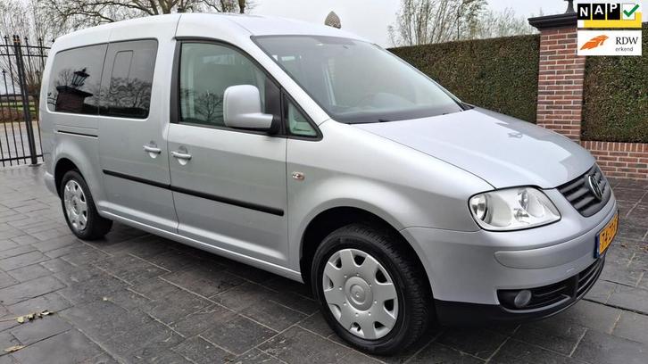 Volkswagen Caddy Maxi 1.6 Optive 7 persoons Airco Navi Inrui, Auto's, Volkswagen, Bedrijf, Te koop, Caddy Maxi, ABS, Airbags, Airconditioning