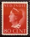 Ned-Indie NVPH nr 284 ongebruikt Koningin Wilhelmina 1941, Postzegels en Munten, Postzegels | Nederlands-Indië en Nieuw-Guinea