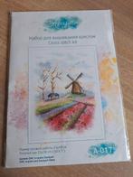 Borduurpakket Molen / Landschap - Nieuw in verpakking, Hobby en Vrije tijd, Borduren en Borduurmachines, Ophalen of Verzenden