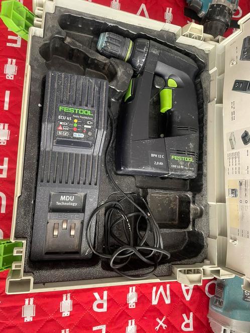 Festool boormachine CDD 12 FX, Doe-het-zelf en Verbouw, Gereedschap | Boormachines, Gebruikt, Boor- en Schroefmachine, Minder dan 400 watt