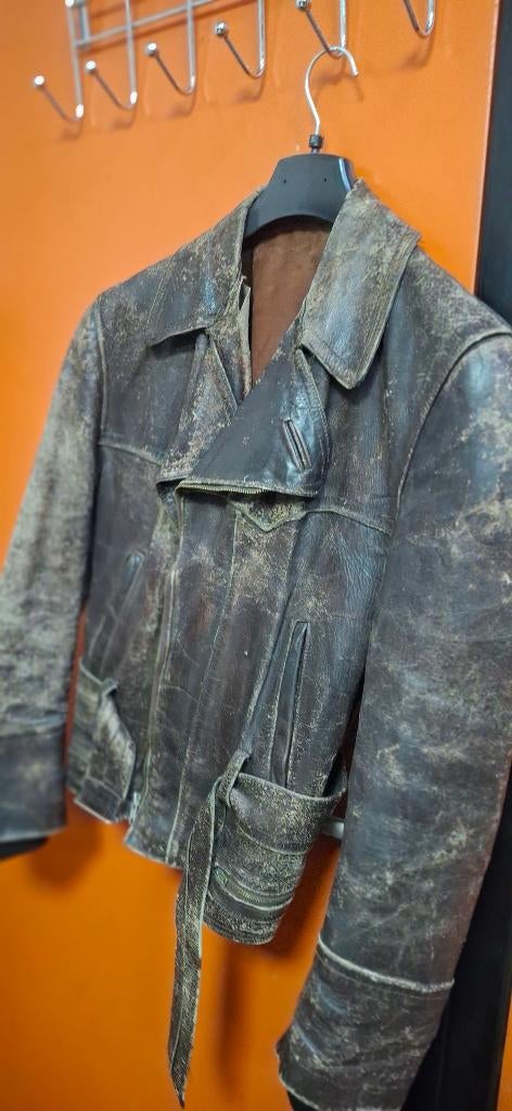 leren motorjas, Ophalen of Verzenden, Tweedehands, Dames, Jas | leer