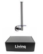 Livinq Reserverolhouder Gun Metal Grijs - Nieuw!, Minder dan 50 cm, Overige typen, Nieuw, Ophalen of Verzenden