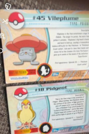 Pokémon Kaarten: Vileplume & Pidgeot beschikbaar voor biedingen
