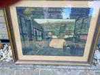 Te koop interieur binnen plaats boerderij,, Antiek en Kunst, Kunst | Schilderijen | Klassiek, Ophalen