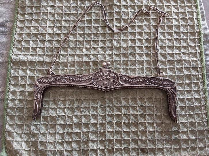 zilveren tasbeugel, Antiek en Kunst, Antiek | Goud en Zilver, Ophalen of Verzenden