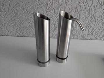 Waterverdamper verwarming set - 2x zilver/grijs beschikbaar voor biedingen