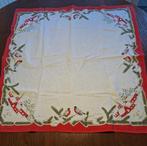 vierkant katoen 75 cm kerst tafelkleed vintage, Ophalen of Verzenden