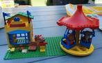 Lego Fabuland 3668 zweefmolen en kermiswinkeltje (jaren 80), Ophalen, Zo goed als nieuw