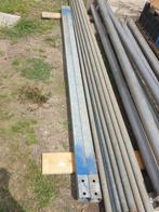 Tweemaal vierkante koker 3 mtr, Doe-het-zelf en Verbouw, Metalen, Ophalen, Zo goed als nieuw, IJzer