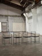 Cidue Alice Eetkamerstoelen (4) | Vintage, Stoel eetkamerstoel stoelen zit, Zwart, Ophalen of Verzenden, Zo goed als nieuw