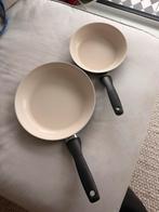 Greenpan rio set nieuw 20cm & 26cm pfas free, Huis en Inrichting, Ophalen of Verzenden, Nieuw, Gietijzer, Pannenset