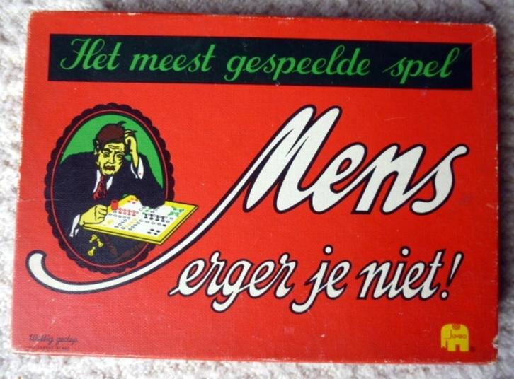 Mens erger je niet, 2 en 6 personen - compleet, Hobby en Vrije tijd, Gezelschapsspellen | Bordspellen, Gebruikt, Een of twee spelers