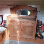 Antiek dressoir met spiegel, Huis en Inrichting, Kasten | Secretaires, Ophalen, Gebruikt, Antiek