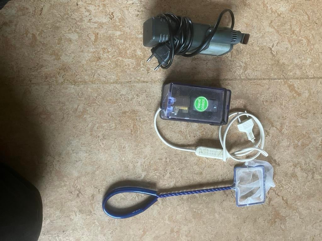 Einhijm pompje met lucht pompje en schepnetje, Ophalen of Verzenden, Zo goed als nieuw