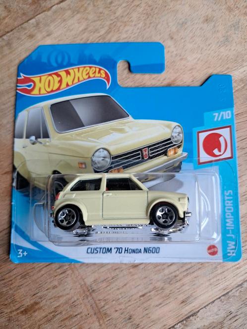 Hot Wheels Custom '70 Honda N600 crème nieuw in ovp, Hobby en Vrije tijd, Modelauto's | Overige schalen, Nieuw, Ophalen of Verzenden