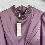 Paarse Jurk met Strass - Maat M (42)- Nieuw, Kleding | Dames, Jurken, Ophalen of Verzenden, Nieuw, Maat 42/44 (L), Paars