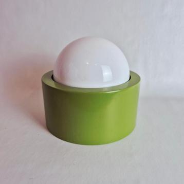 Vintage Massive plafondlamp groen | Space Age lamp  beschikbaar voor biedingen