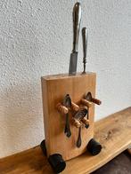 Bijzonder messenblok en houder Wilkens, Antiek en Kunst, Ophalen of Verzenden