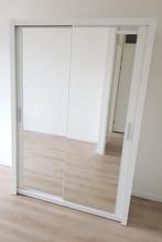Kledingkast Vasto 120 Wit met spiegels, Inhoud MONTAGE 80, Montageservice, eigen chauffeurs, modern, spiegeldeuren, wit, 100 tot 150 cm