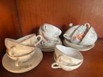 Vintage Servies - Kopjes, Schotels, Suikerpot, Melkkan, Ophalen of Verzenden, Zo goed als nieuw, Overige stijlen, Kop(pen) en/of Schotel(s)