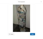 Anna van Toor allover printed dress jurk maat L = maat 40