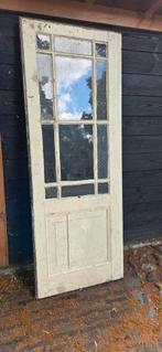 Oude deuren van kamer-en-suite, mousseline glas, Doe-het-zelf en Verbouw, Deuren en Horren, Ophalen, Gebruikt, 80 tot 100 cm, Binnendeur