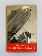 Schitterend boek luchtroute KLM naar Batavia, Shell, Verzamelen, Luchtvaart en Vliegtuigspotten, Ophalen of Verzenden, Zo goed als nieuw