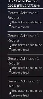 Zandvoort F1 tickets - 4 stuks, Tickets en Kaartjes, Drie personen of meer