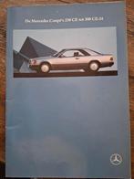 Folder mercedes w124 coupe, Auto diversen, Handleidingen en Instructieboekjes, Ophalen of Verzenden