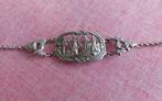 Antieke Zilveren Armband - Hollands Tafereel, Ophalen of Verzenden, Gebruikt, Zilver, Zilver