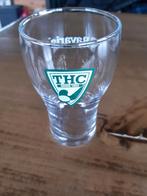 Dubbeldruk glas Bavaria  THC hockeyclub, Bavaria, Glas of Glazen, Ophalen of Verzenden, Zo goed als nieuw