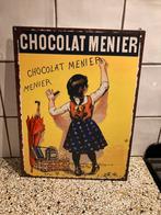 Metalen plaat chocolat, Antiek en Kunst, Ophalen of Verzenden