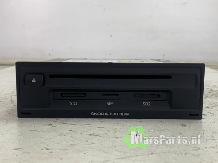 Navigatie Systeem van een Skoda Superb, Auto-onderdelen, Elektronica en Kabels, Skoda, Gebruikt, 3 maanden garantie, Ophalen of Verzenden