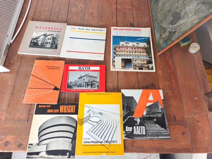 Architectuur Collectie: Wright, Aalto, Bauhaus & Meer, Boeken, Kunst en Cultuur | Architectuur, Gelezen, Architectuur algemeen