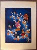 Disney Litho Donald Duck, Antiek en Kunst, Kunst | Litho's en Zeefdrukken, Ophalen of Verzenden