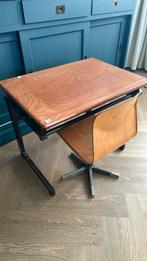 Schooltafel met stoel, Kinderen en Baby's, Kinderkamer | Tafels en Stoelen, Ophalen, Gebruikt, Tafel(s) en Stoel(en)