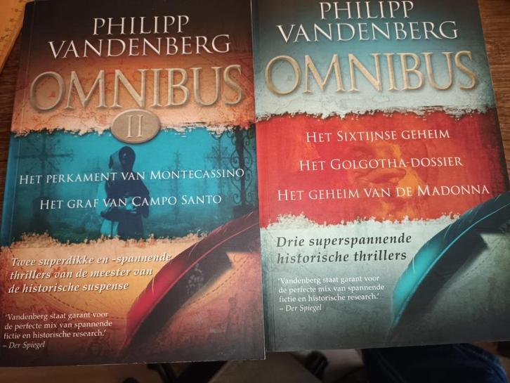 Vandenberg, Philipp - Omnibus  & Ominus II nu: 2,99 per stuk, Boeken, Thrillers, Gelezen, Nederland, Ophalen of Verzenden
