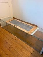 kooi op basis van een glazen IKEA kast voor klein knaagdier, Dieren en Toebehoren, Kooi, 110 cm of meer, Zo goed als nieuw, Hamster