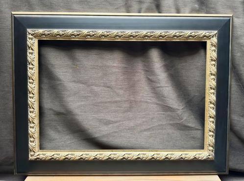 ZEER MOOIE SCHILDERIJLIJST ((((((40x60))))))ZWART/ANTIEKGOUD, Huis en Inrichting, Woonaccessoires | Lijsten, Zo goed als nieuw