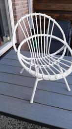 Heel klein rohe noordwolde rotan kinderstoeltje, Ophalen, Gebruikt, Wit, Vintage