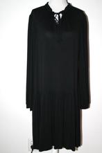 Esprit zwart viscose jurk mt 42 L, Kleding | Dames, Jurken, Verzenden, Zwart, Maat 42/44 (L), Zo goed als nieuw