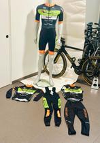 Wielrenpak wielrenbroek windvest inrijjas Ritsbroek maat S, Fietsen en Brommers, Fietsaccessoires | Fietskleding, S, Zo goed als nieuw