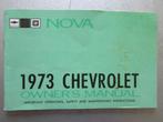 1973 CHEVROLET NOVA owner's manual, Engels, Ophalen of Verzenden