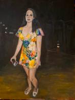 Lana del Rey schilderij olieverf, Antiek en Kunst, Ophalen of Verzenden