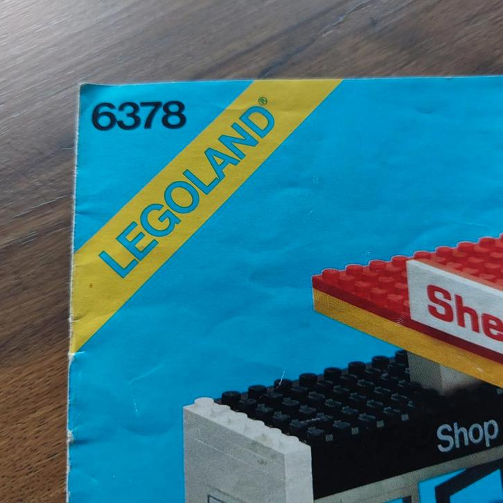 Lego 6378 Shell Tank Station - Vintage Legoland!, Kinderen en Baby's, Speelgoed | Duplo en Lego, Gebruikt, Lego, Complete set